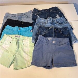 Girls Shorts 8 pair Size 8